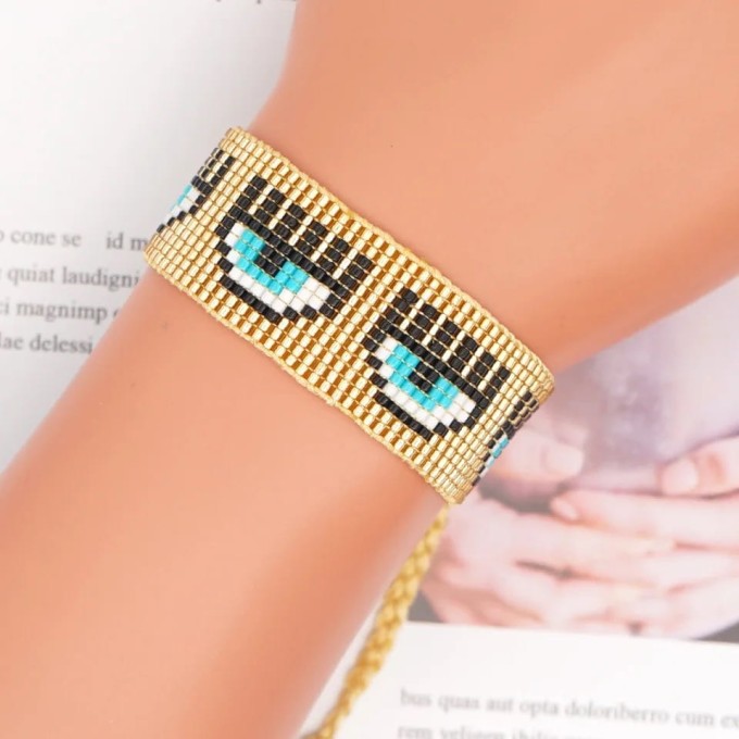 bransoletka BOHO oczy