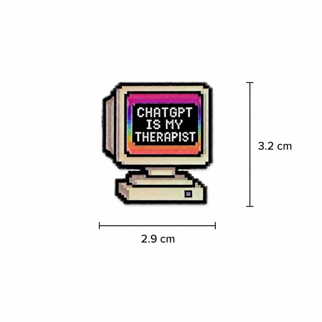 Broszka - pin z emalią Chat GPT