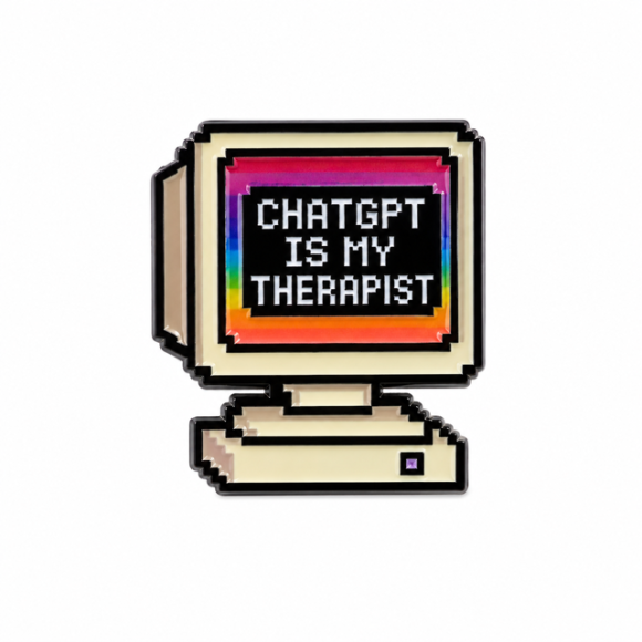 Broszka - pin z emalią Chat GPT