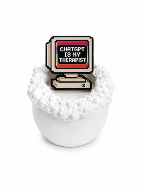 Broszka - pin z emalią Chat GPT