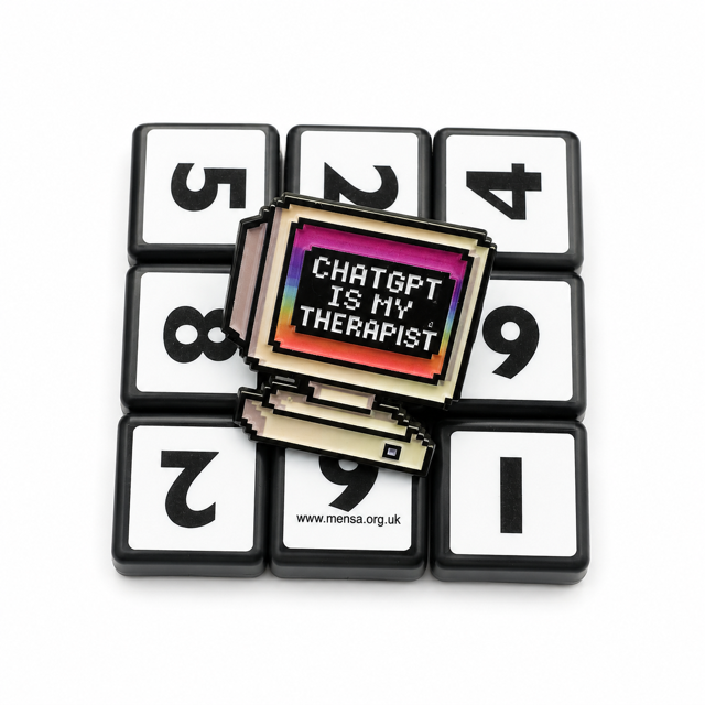 Broszka - pin z emalią Chat GPT