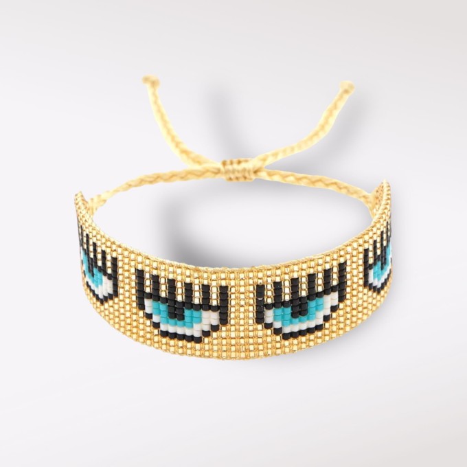 bransoletka BOHO oczy