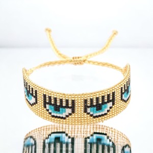 bransoletka BOHO oczy