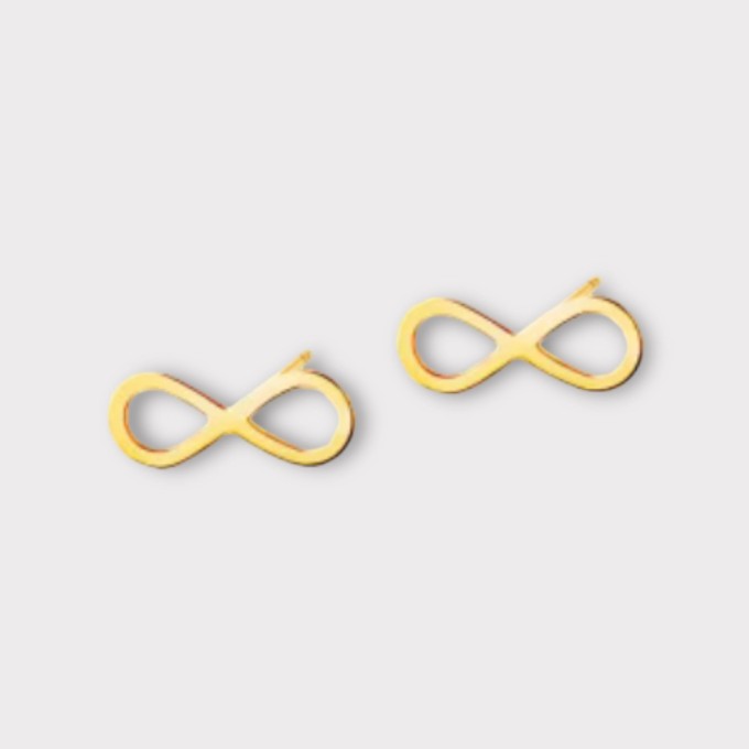 Kolczyki sztyft nieskończoność