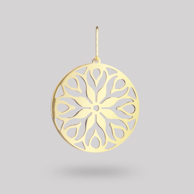 Zawieszka ze złota - Ażurowe koło sogold.pl