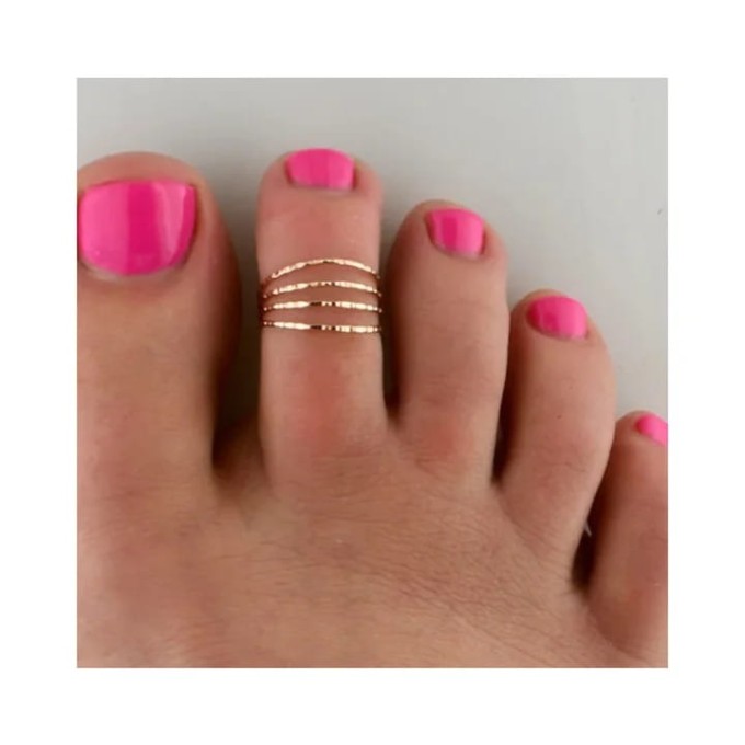 Pierścionek na palec u stopy prosty