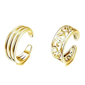 Zestaw pierścionków na palec u stopy