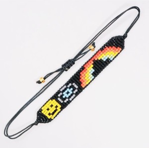 Bransoletka z koralikow Boho wzory