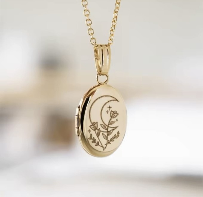 Naszyjnik - puzderko z grawerem