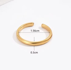 Pierścionek na palec u stopy - regulowany