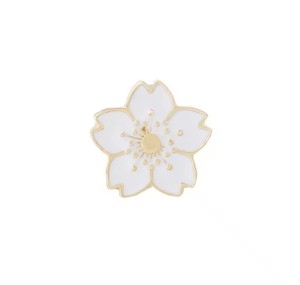 Broszka - Pin w kształcie kwiata