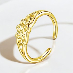 Pierścionek na palec u stopy - kwiat