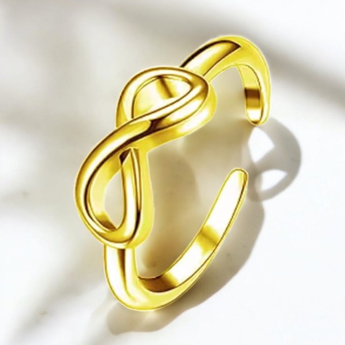 Pierścionek na palec u stopy -nieskończoność