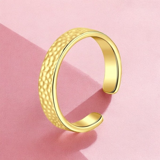 Pierścionek na palec u stopy - tłoczony