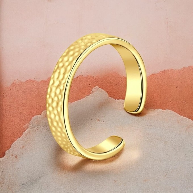 Pierścionek na palec u stopy - tłoczony