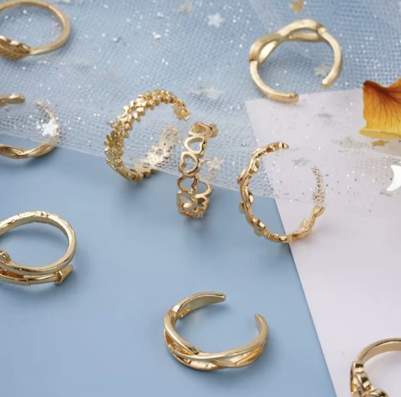 Pierścionek na palec u stopy -nieskończoność