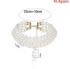 Naszyjnik perłowy - choker sogold.pl