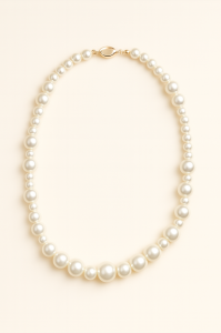 Naszyjnik perłowy - nieregularny sogold.pl