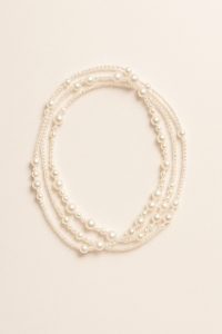 Naszyjnik perłowy - bardzo długi sogold.pl