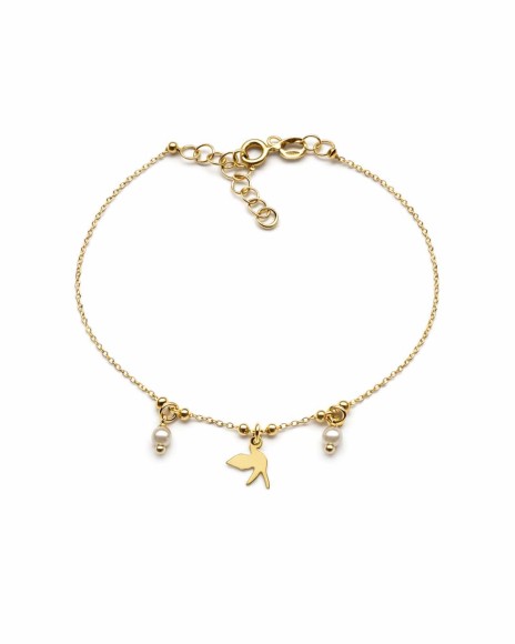 Bransoletka jaskółka i perły sogold.jpg