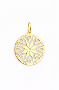 Zawieszka ze złota - Ażurowe koło sogold