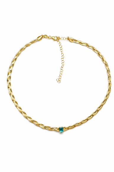 Naszyjnik pozłacany - Choker