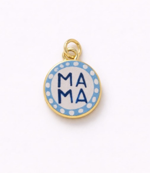 Zawieszka pozłacana Mini art - Mama sogold