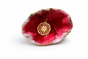 Zawieszka ze złota - Ażurowe koło sogold