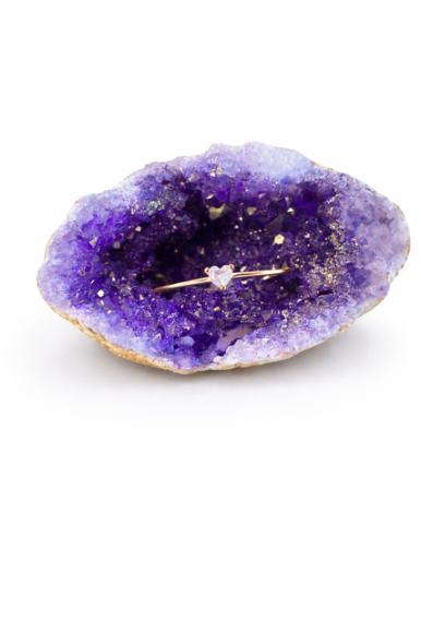 Pierścionek srebrny pozłacany z sercem ze złota 585 z cyrkonią – delikatny pierścionek zaręczynowy serce, minimalistyczna biżuteria damska Sogold.