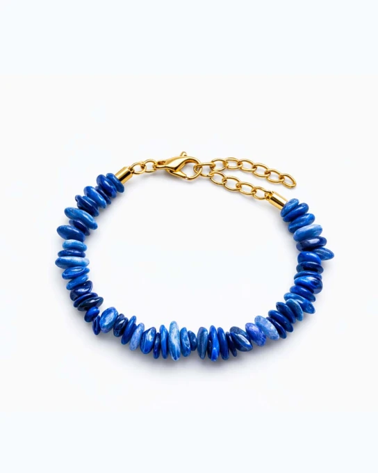 bransoletka z naturalnych kamieni lapis lazuli niebieska bransoletka sogold