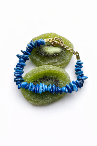 bransoletka z naturalnych kamieni lapis lazuli niebieska bransoletka sogold