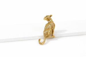 Broszka leopard sogold