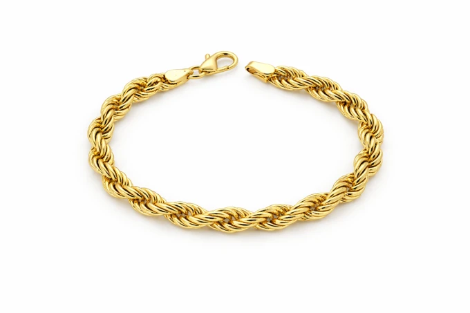 Bransoletka złota kordel -pr. 585