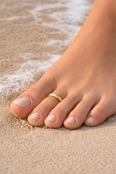 Pierścionek na palec u stopy - regulowany