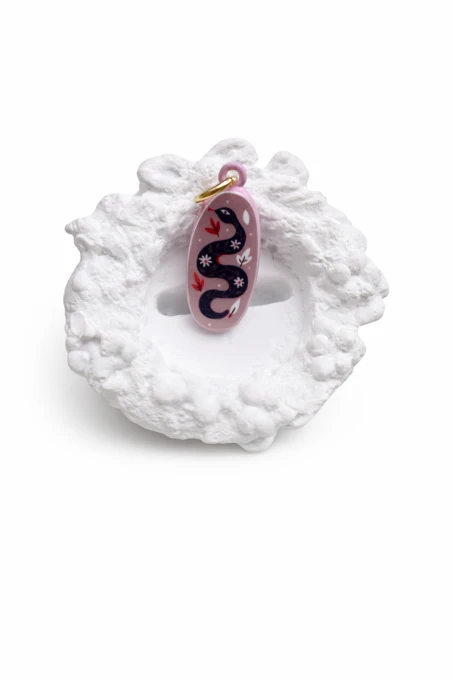 Zawieszka pozłacana Mini art - Wąż