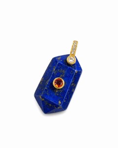 Zawieszka z naturalnym kamieniem – lapis lazuri