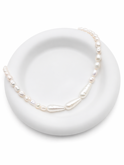 Naszyjnik perłowy - choker