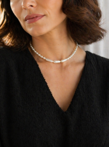 Naszyjnik perłowy - choker