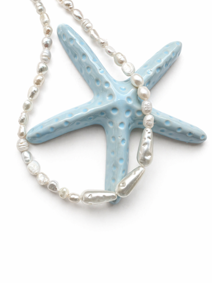 Naszyjnik perłowy - choker sogold