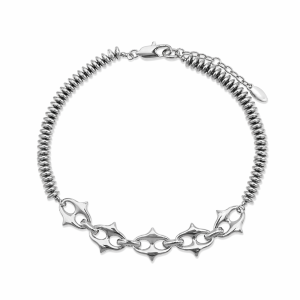 Naszyjnik Choker duży łańcuch Cierń