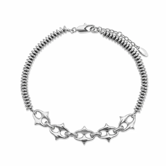 Naszyjnik Choker duży łańcuch Cierń