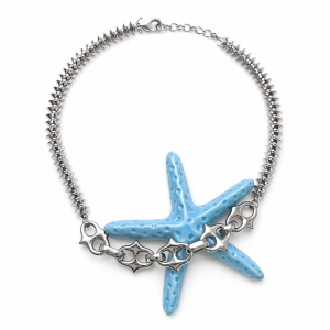 Naszyjnik Choker duży łańcuch Cierń